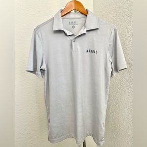 NOBULL MEN'S LIGHTWEIGHT TEXTURED POLO (CAMO)